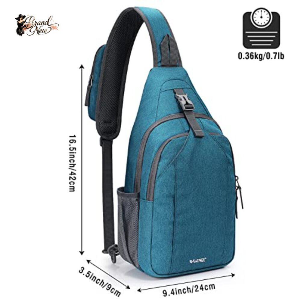 Nylon Rfid Blocking Sling Backpack Crossbody Dayp… - image 4
